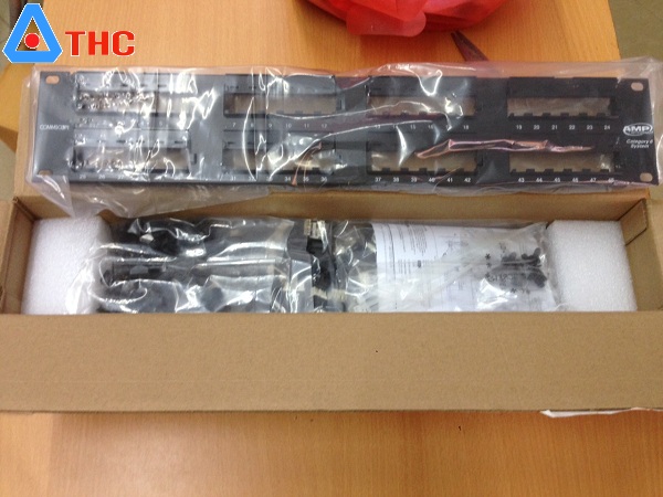 patch panel commsope amp cat6 48 cong chinh hang